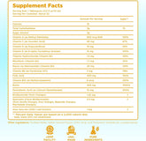Sugar Free Liquid Multivitamin for Kids - High Absorption Kids Liquid Multivitamin with Vitamins A C D E & B Complex Plus Quercetin Immune Support Complex - 3rd Party Tested - Orange Flavor (1 Month)